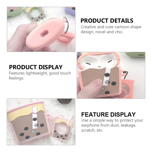Funda Protectora De Silicona Creativa Para Auriculares