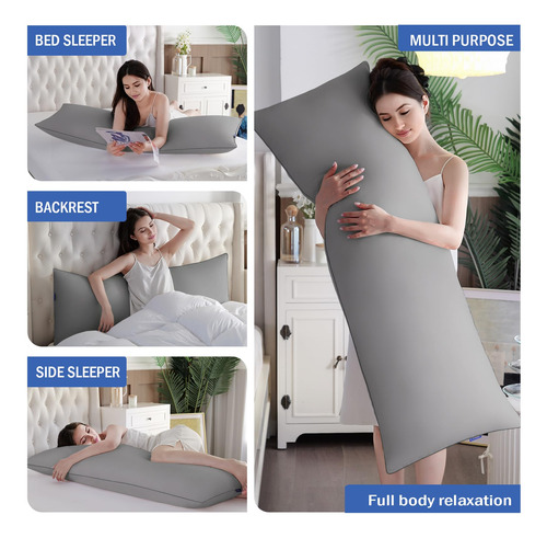 Almohada Corporal De Espuma Viscoelástica Para Dormir De Lad