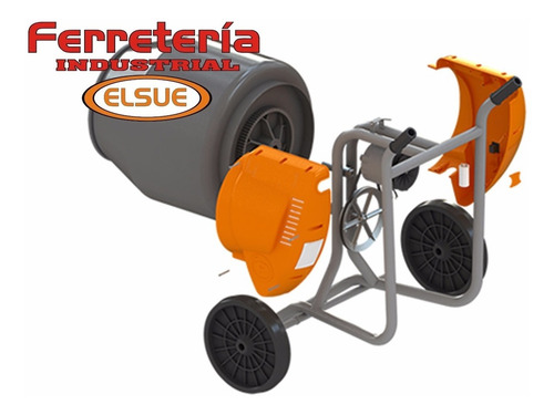 Imagen 3 de 5 de Hormigonera Mezcladora Trompito Industrial Deper 130l Arg