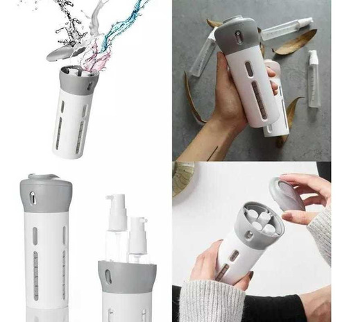 Smart Travel Botella Dispensador Set 4 En 1 Para Viajes