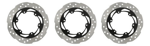 3 Discos De Freno Traseros Para Bajaj Pulsar Ns200 Mtc