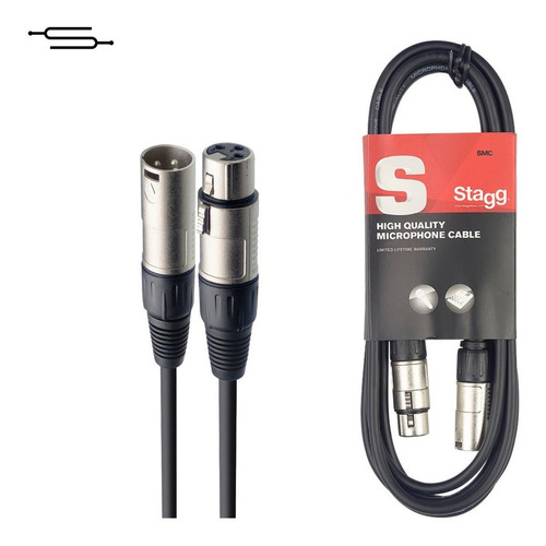 Cable Microfono Xlr (canon) 1 Metro - Stagg Smc1