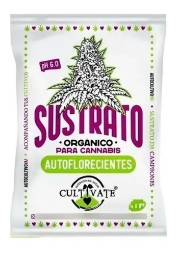 Sustrato Cultivate Autoflorecientes 80l Organico