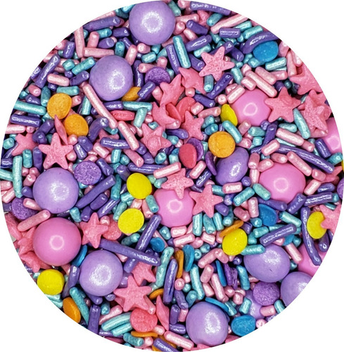 550g Mix Pony Sprinkles Confeti Chocomenta Perla Reposteria