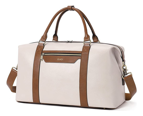 Cluci Weekender Bags Para Mujeres Leather Duffle Bag Over