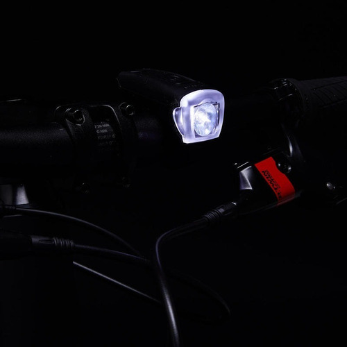 Kit Luces Bicicleta Delantero / Trasero Negro Carga Usb