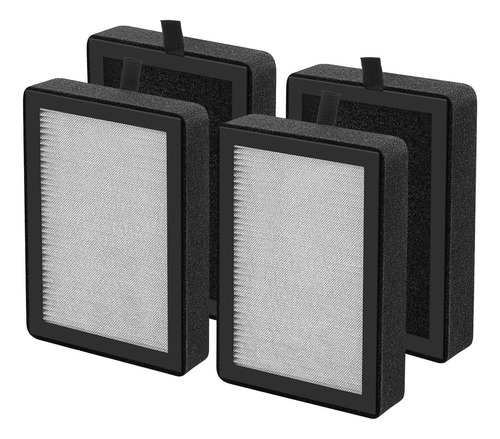 Paquete De 4 Filtros De Repuesto Para Purificador De Aire Color