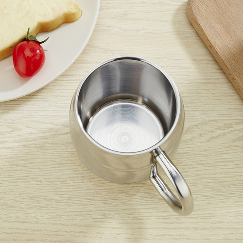 .. 2 Tazas De Acero Inoxidable, Taza De Barril, Café,ab