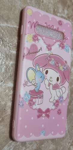 Case De Silicona My Melody Para Samsung Galaxy S10 Plus.