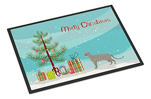 Caroline's Treasures Ck4700jmat Safari # 2 Cat Merry Christm