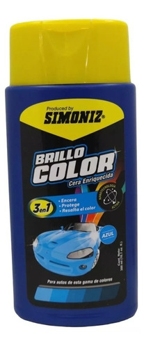 Cera Brillo Vehiculo Restaurador Color Pintura 300ml Simoniz