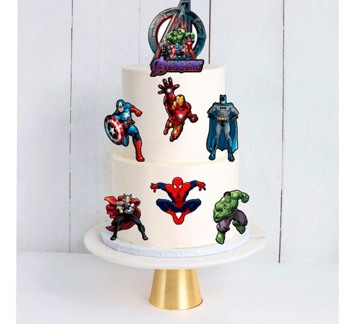 Topper Torta Avengers Vengadores Toppercake
