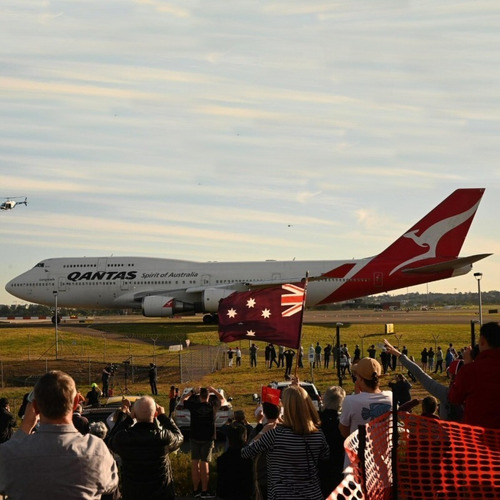Boeing 747 Qantas, El Espíritu De Australia 1:500, Metal