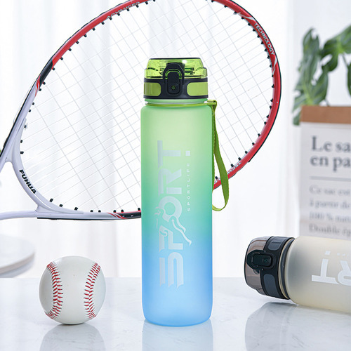 Botella De Agua Deportiva Con Pajita Para Acampar, Senderism