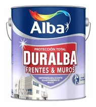 Comprar Látex Alba frentes y muros impermeabilizante Duralba 10L color blanco