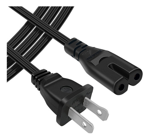 Ac Power Cord Cable De Repuesto Para Tvs & Computadoras