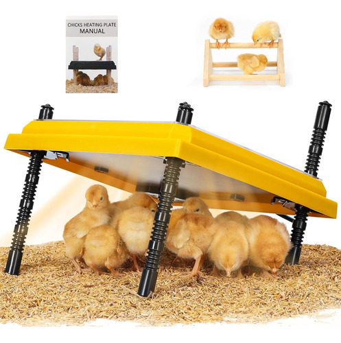 Brooder Heating Plate For Chicks Adjustablewith Bonus 10x10 
