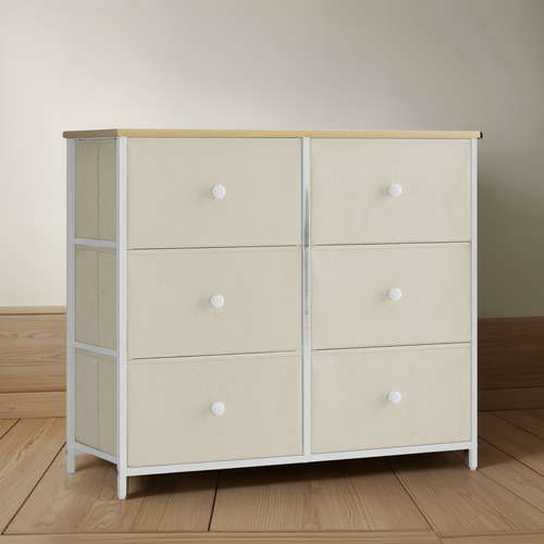 Songmics Cómoda Para Dormitorio Cómoda Cómoda De 6 Cajones