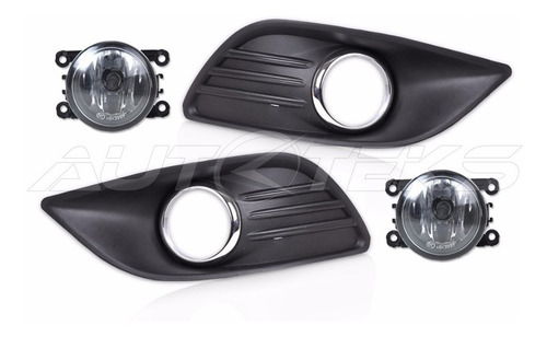 Kit Faros Niebla Focus 2009 2010 2011 Rejillas Ford