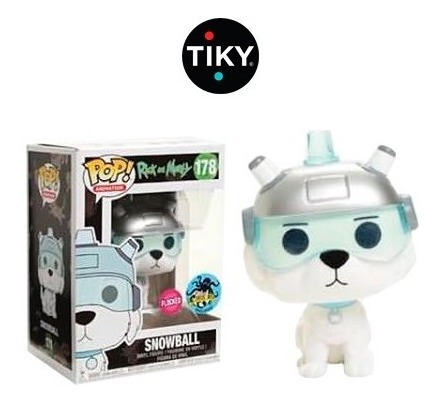 Funko Pop Snowball Flocked D Rick & Morty Comikaze Comic Con