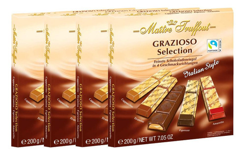 Kit Chocolate Austríaco Grazioso, 4 Caixas, Maître Truffout