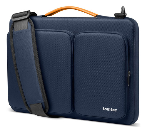 Bolso De Hombro Tomtoc 360° Protección Premium Para Portátil