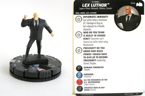 Heroclix Lex Luthor #044 Batman The Animated Series Dc (Usado)