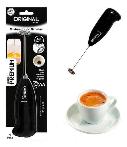 Mini Mixer Misturador Bebida Café Espumadora Leite