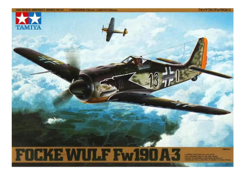 Kit De Maquetas Tamiya 61037 1/48 Luftwaffe Focke-wulf Fw 19