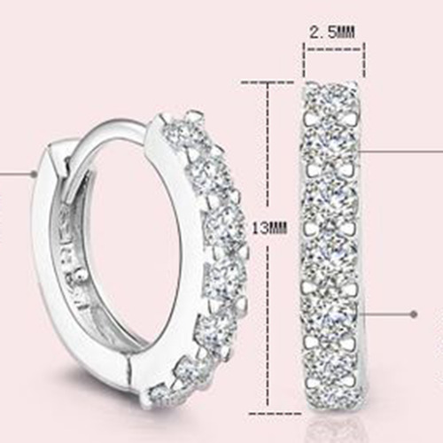 Pendientes Modernos H 4543 Para Mujer/hombre, 3 Pares
