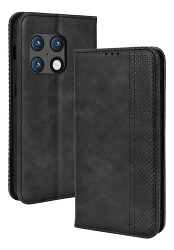 Caso Para Oneplus 10 Pro 5g Cartera Pu Cuero Magnético