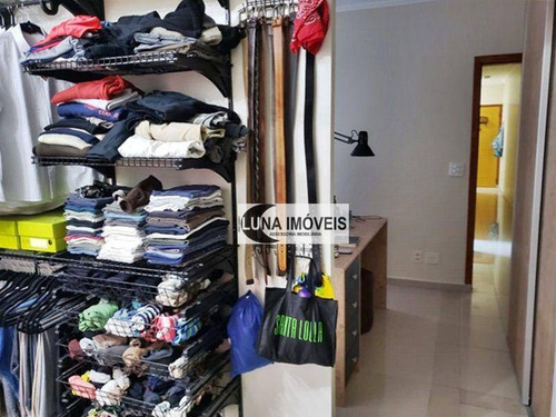 Imagem 19 de 26 de Cobertura Com 3 Dormitórios À Venda, 140 M² Por R$ 650.000,00 - Vila Valparaíso - Santo André/sp - Co0142