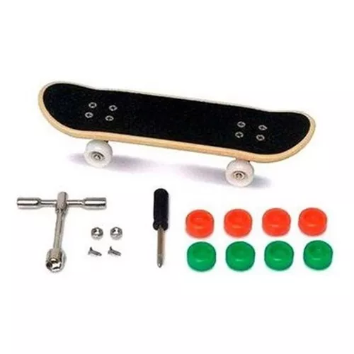 Kit Pista Skate Half Radical com Skatinho + 1 skate de Dedo