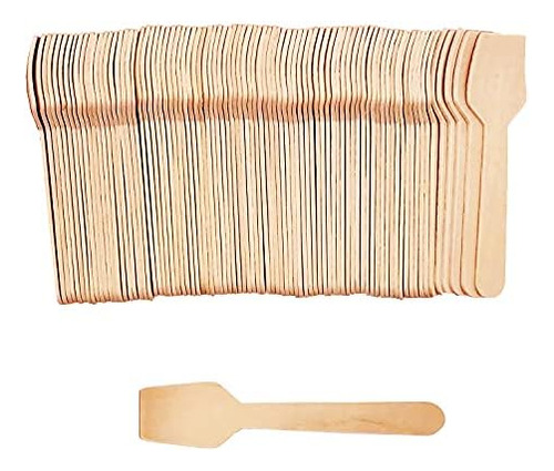 Mini Cucharas De Madera, 4 Pulgadas, 200 Unidades, Cucharas
