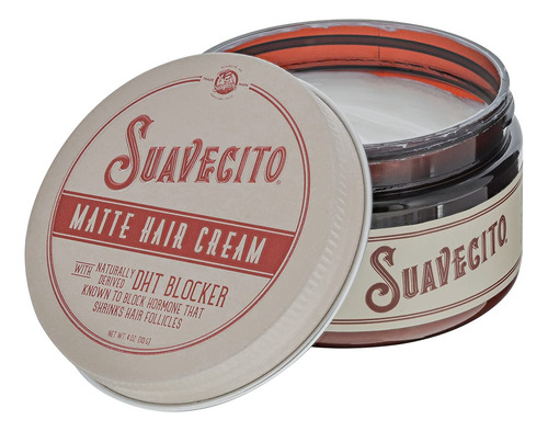 Suavecito Crema Mate Para El Cabello Pomada Con Bloqueador D