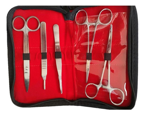 Kit Completo De Herramientas De Sutura, Pinzas, Tijeras Para