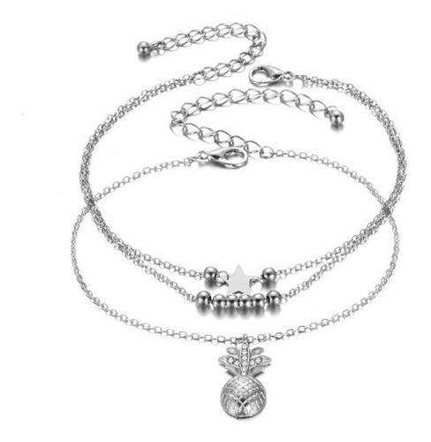 Tobillera Piña Pulsera De Pie Elegante Bohemia La Playa