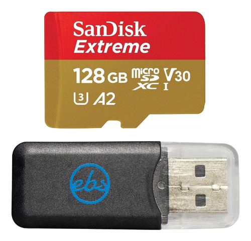 Sandisk - Tarjeta De Memoria Microsd Extreme De 128 Gb, Fun.