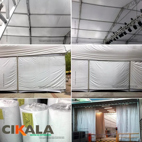 Imagem 9 de 10 de Lona Td1000 Blackout 500 Micras Tenda Barraca 5,5x4,5 Mts
