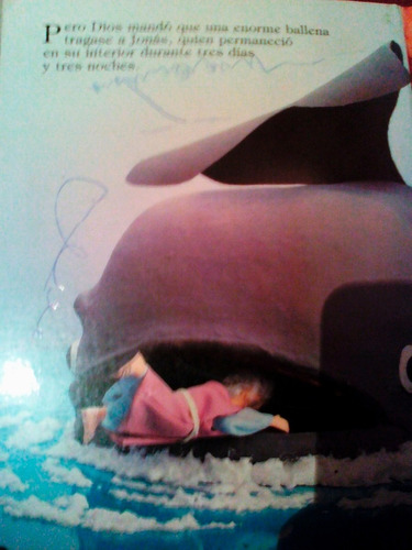 Imagen 7 de 8 de Yh Antiguo Libro Jonas Y La Ballena 1986 Aura Celeste Encas