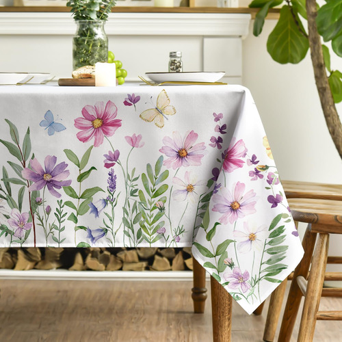 Mantel Horaldaily Spring Wild Flowers 152 X 213 Cm De Poliés