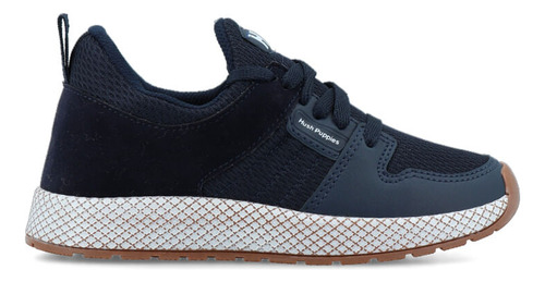 Sneaker Hush Puppies Light Fury Navy Para Niño