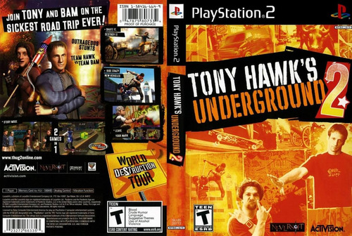 tony hawk underground 2 ps2