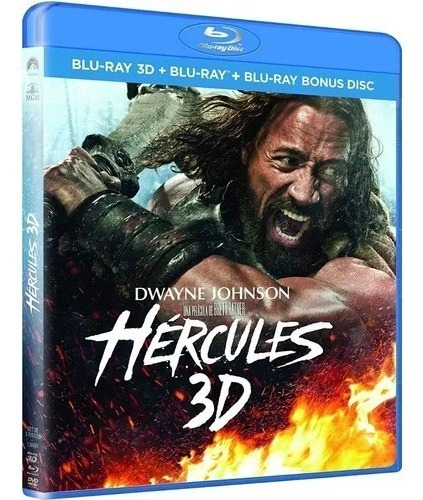 Hércules | Película Blu-ray 3d + Br Slipcover Dwayne Johnson