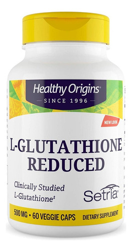 Glutation 60 Cap Healthy Origin - - Unidad A $5298