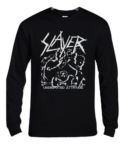 Slayer Undisputed Attitude Manga Larga Metal Abominatron