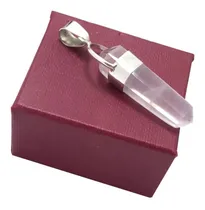 Comprar Dije Cuarzo Rosa Pastel Plata 925 Y Cadena 3x1 60x2 Cc14