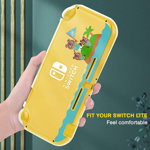 Imagen 2 de 6 de Case Protector Nintendo Switch Lite Animal Crossing