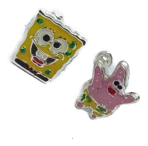 Aretes De Estrella Y Esponja De Plata 925 +estuche M4