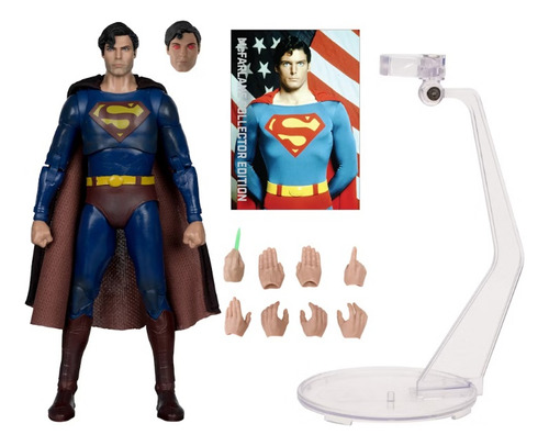 Mcfarlane Dc Superman 1978 Platino Cristopher Batman Forever (Usado)